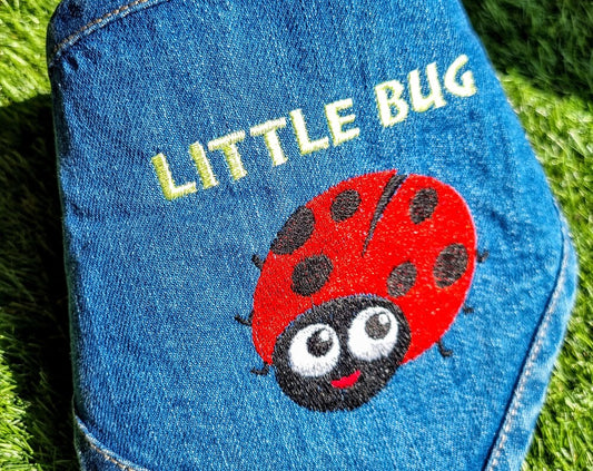 Denim baby bandana