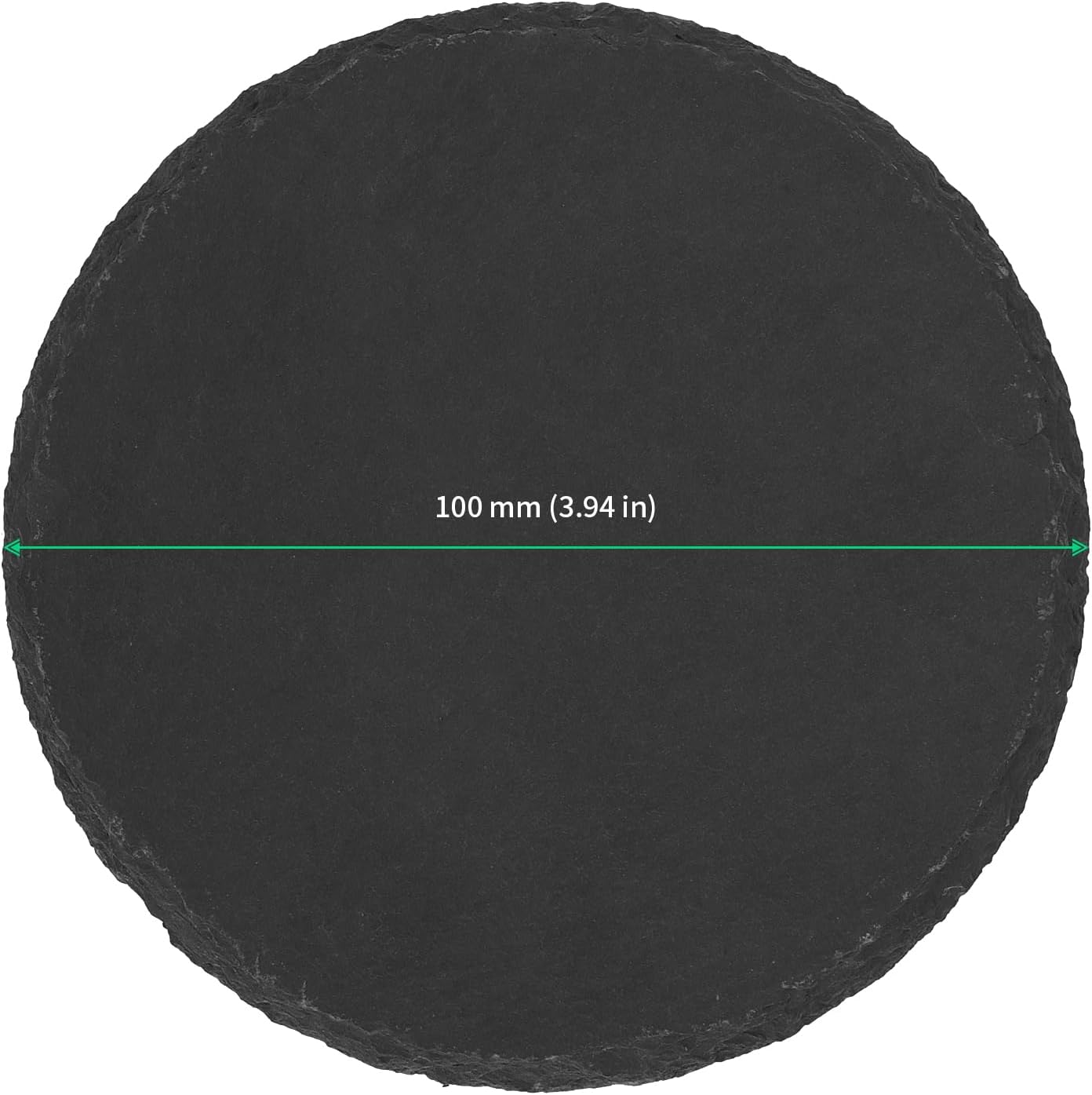Slate coaster with engraved logo